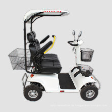 Zwei Sitze Outdoor Touring Elektromobilität Roller mit Markise